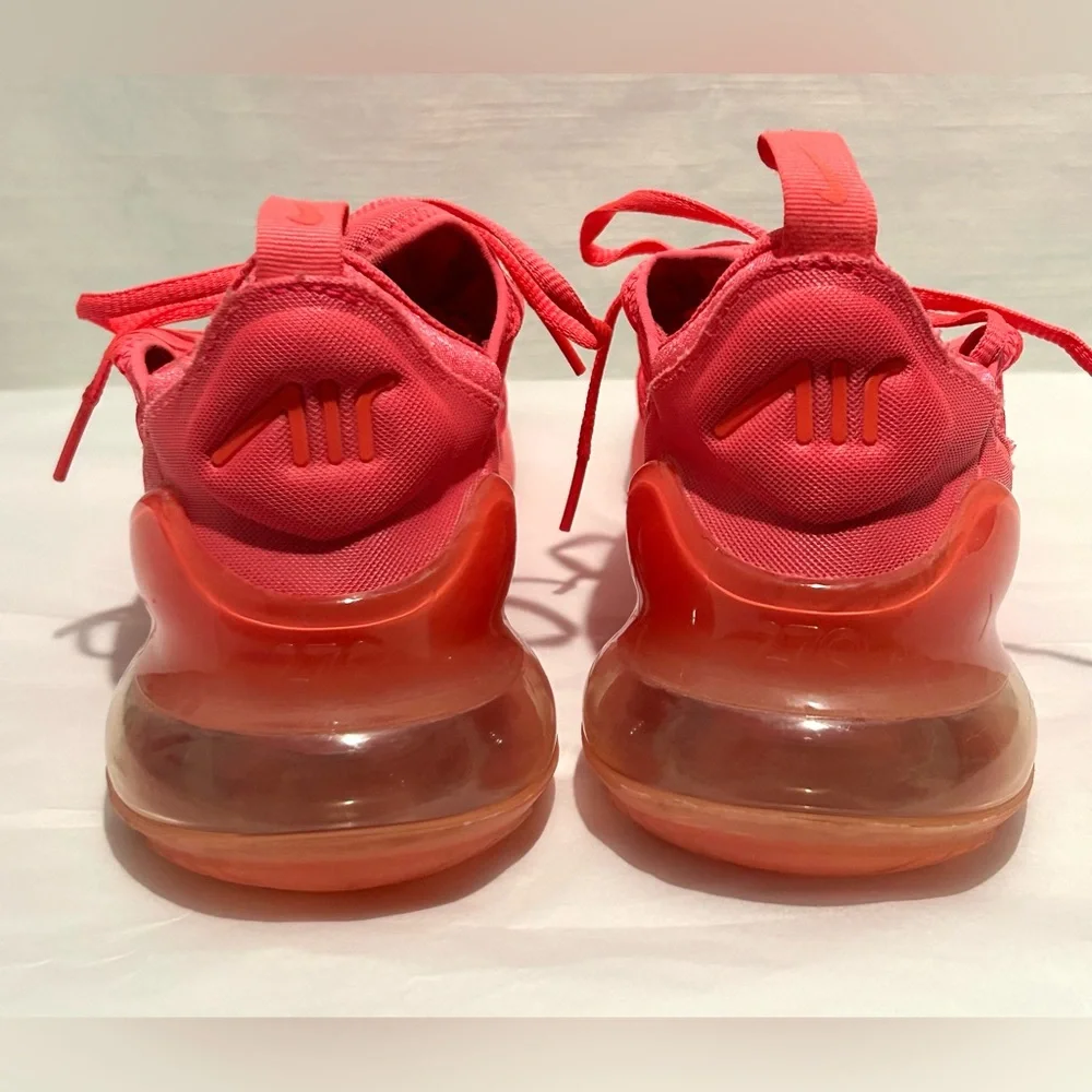 Nike‎ Air 270s Triple University Women's Bold Pink Sneakers  colorful athleisure